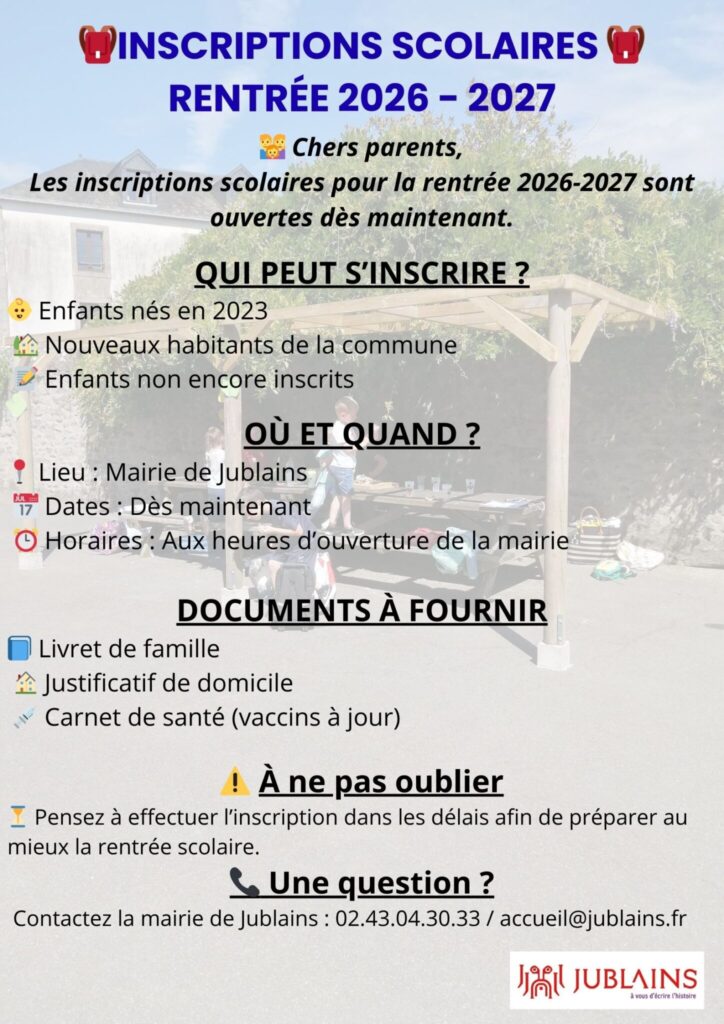 Inscription scolaire
