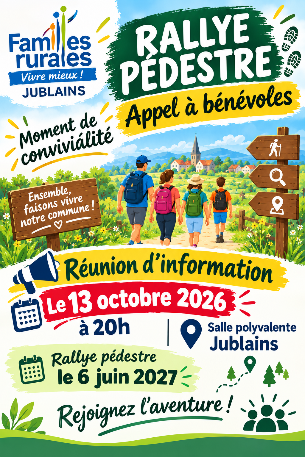 affiche bénévoles